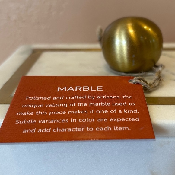 NWTS One Of A Kind Handcrafted Marble Trinket Box Made By Handcrafted In India. - Picture 5 of 13